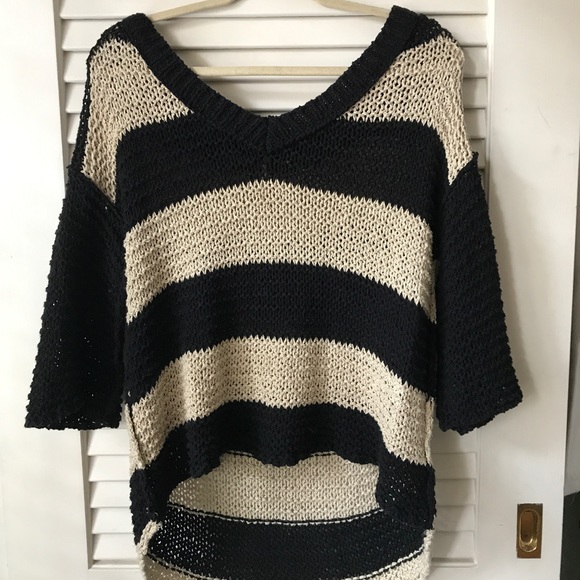 Free People Striped Sweater - Picture 1 of 2